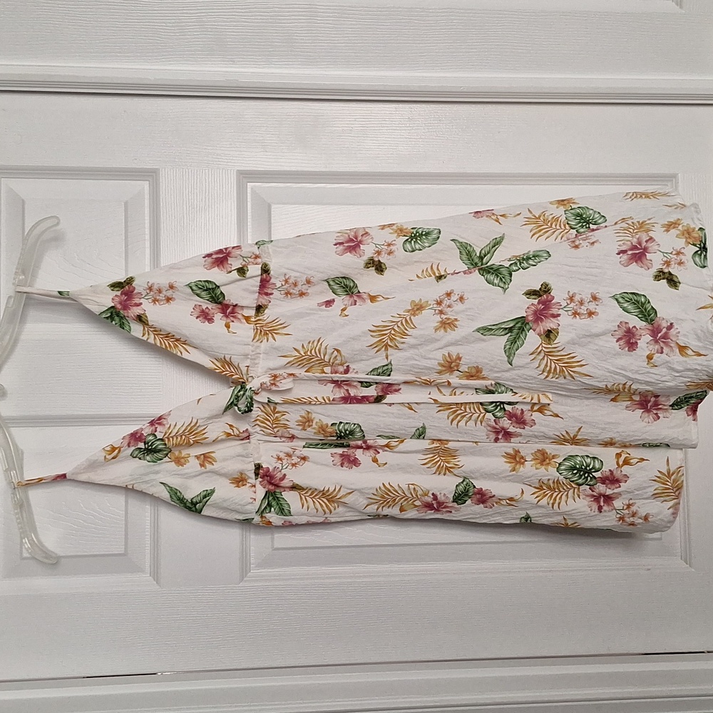 Floral spaghetti strap dress